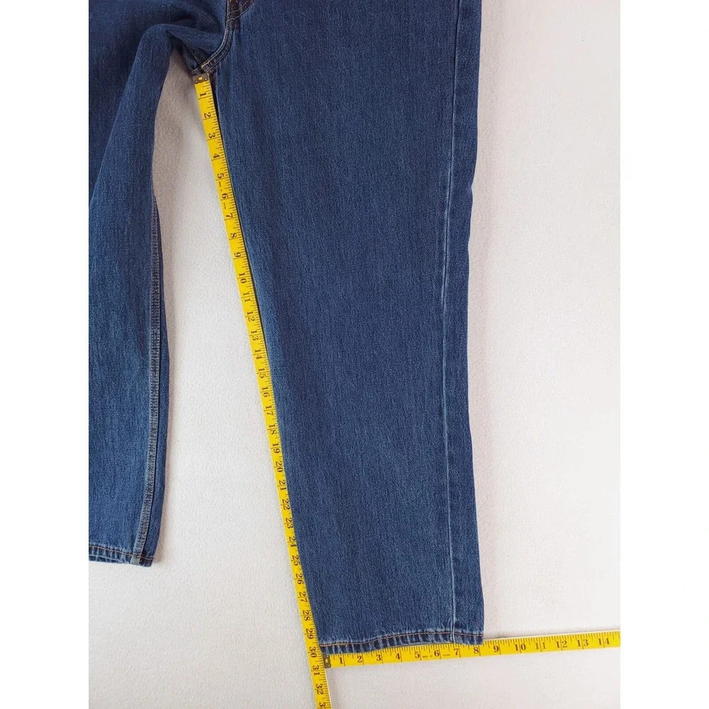 Levis 550 Jeans Mens 38x30 Blue Relaxed Tapered Work Pants Baggy 90s Y2K Dark